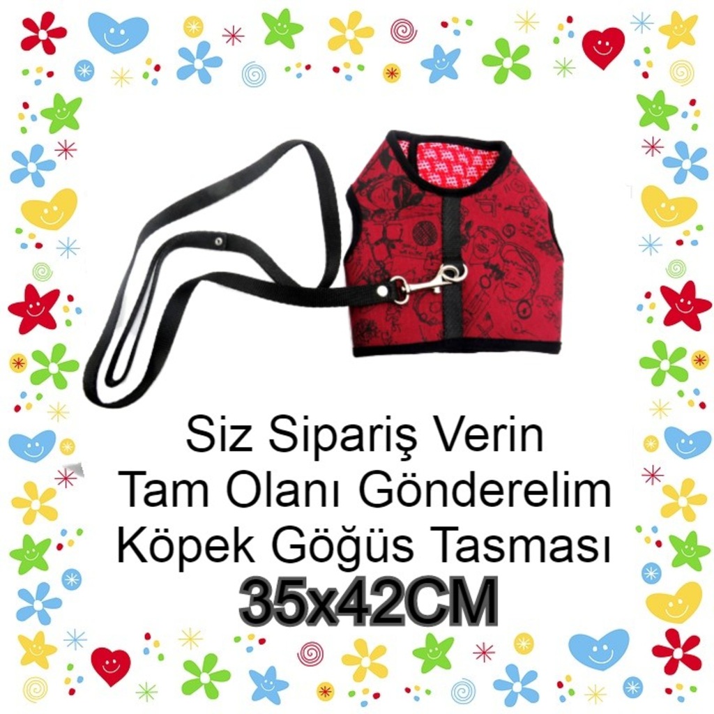 Küçük Irk Ve Yavru Köpek Göğüs Tasması + Gezdirme 35x42CM Lüx Fiyatları