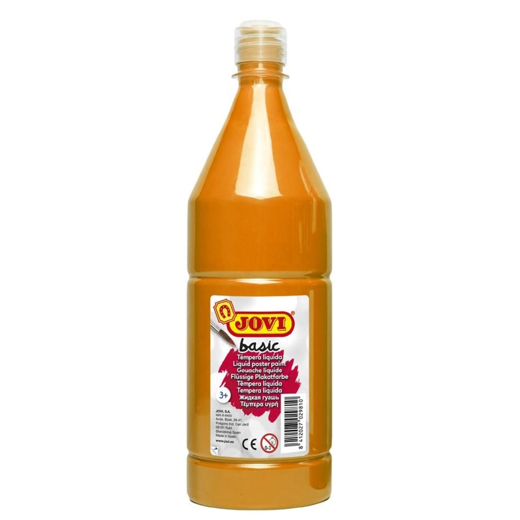 Jovi Basic 1000 cc Sulandırılmış Guaj Boya (Turuncu)