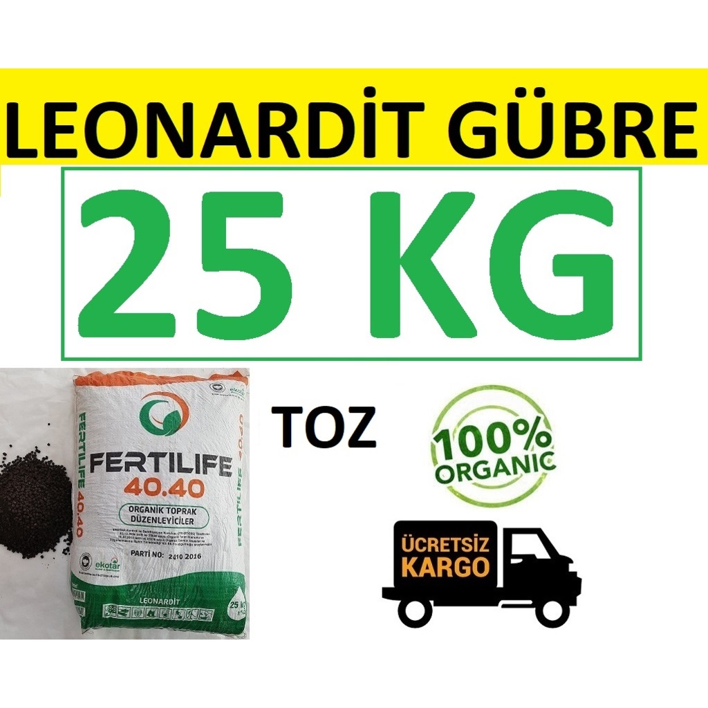 Leonardit Gübre 25 kg Granül Organik Gübre Hümik Asit İçerir Fiyatları
