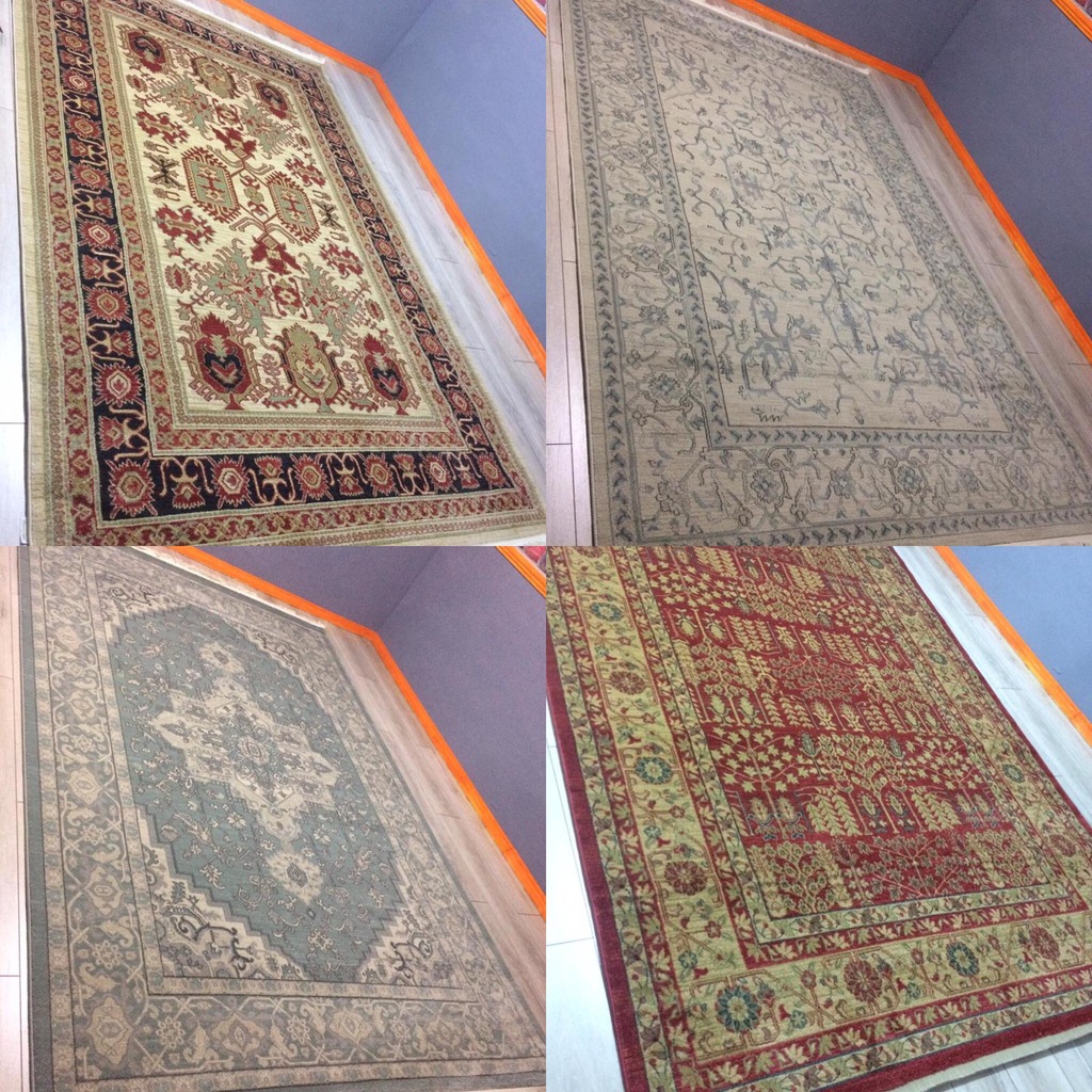 Antik Uşak Modelleri Salon Halıları 6m2 Ebatlı +tozsuz Halı