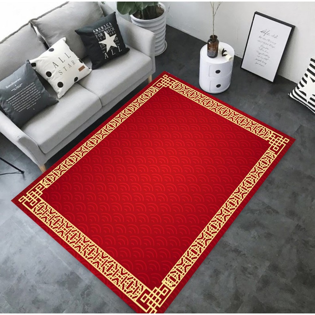 classy hali 3d kirmizi altin dekoratif desenli 3 boyutlu sa fiyatlari ve ozellikleri