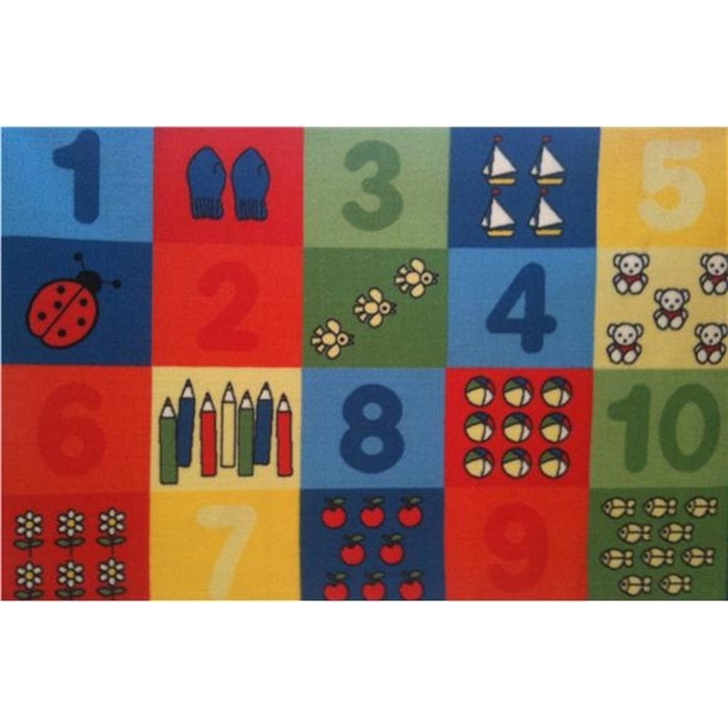 CONFETTİ RAKAMLAR 100x150 BUKLE ÇOCUK ODASI