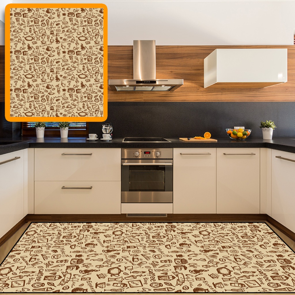 else hali sari renkli kahve figurlu modern mutfak halilari fiyatlari ve ozellikleri