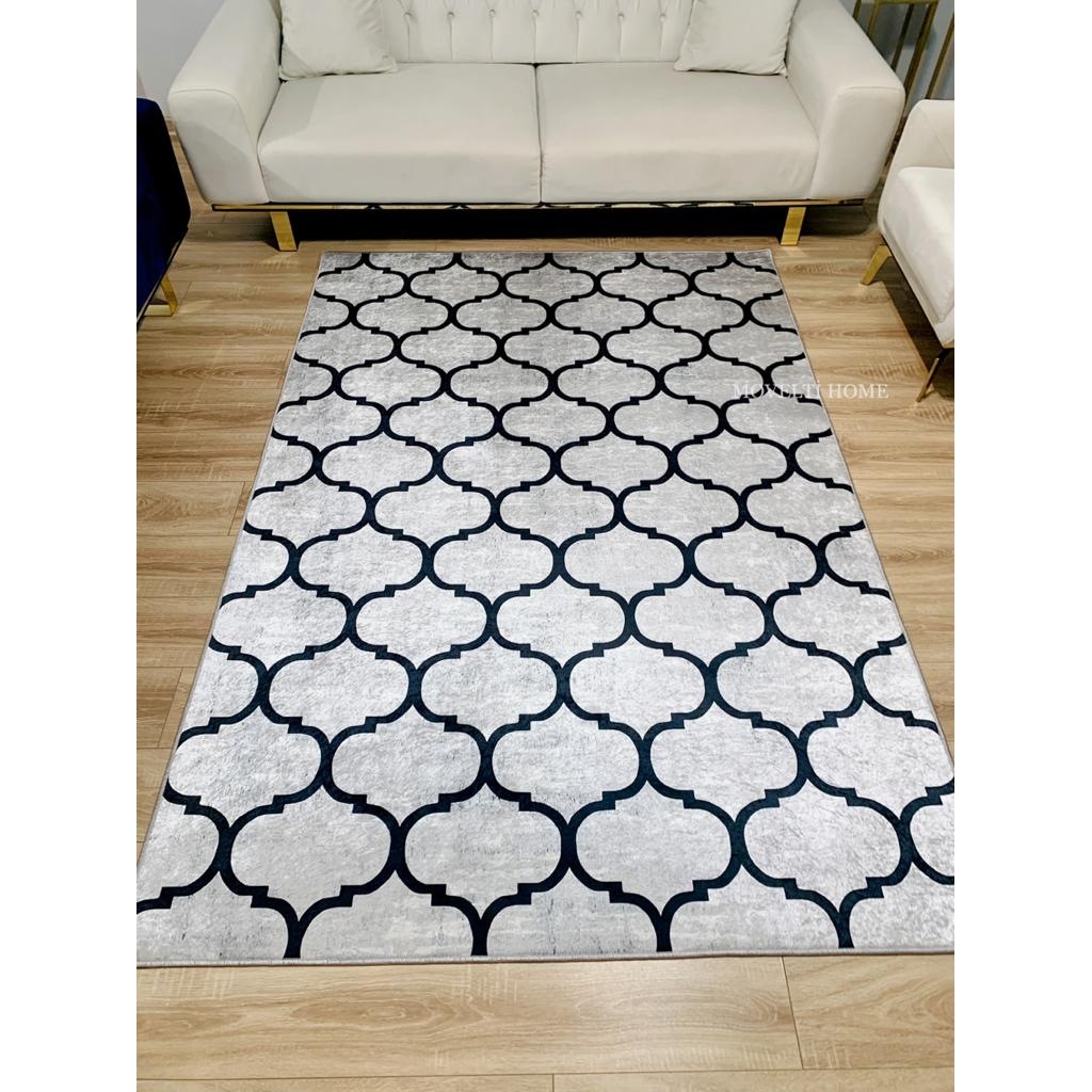 gri dekoratif kaymaz deri taban hali yikanabilir 160x230 fiyatlari ve ozellikleri