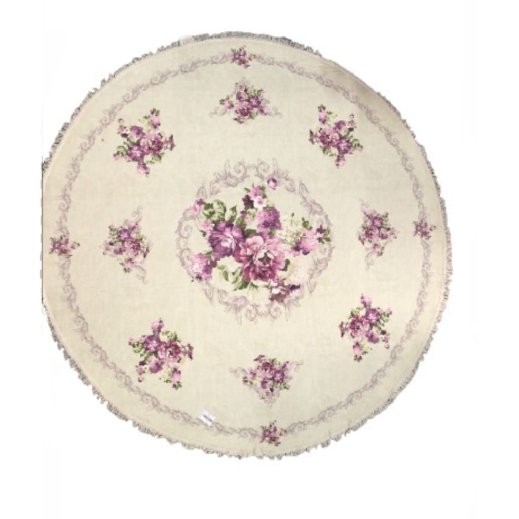 Kaymaz Taban Oval Düğüm Saçaklı Halı 150x200