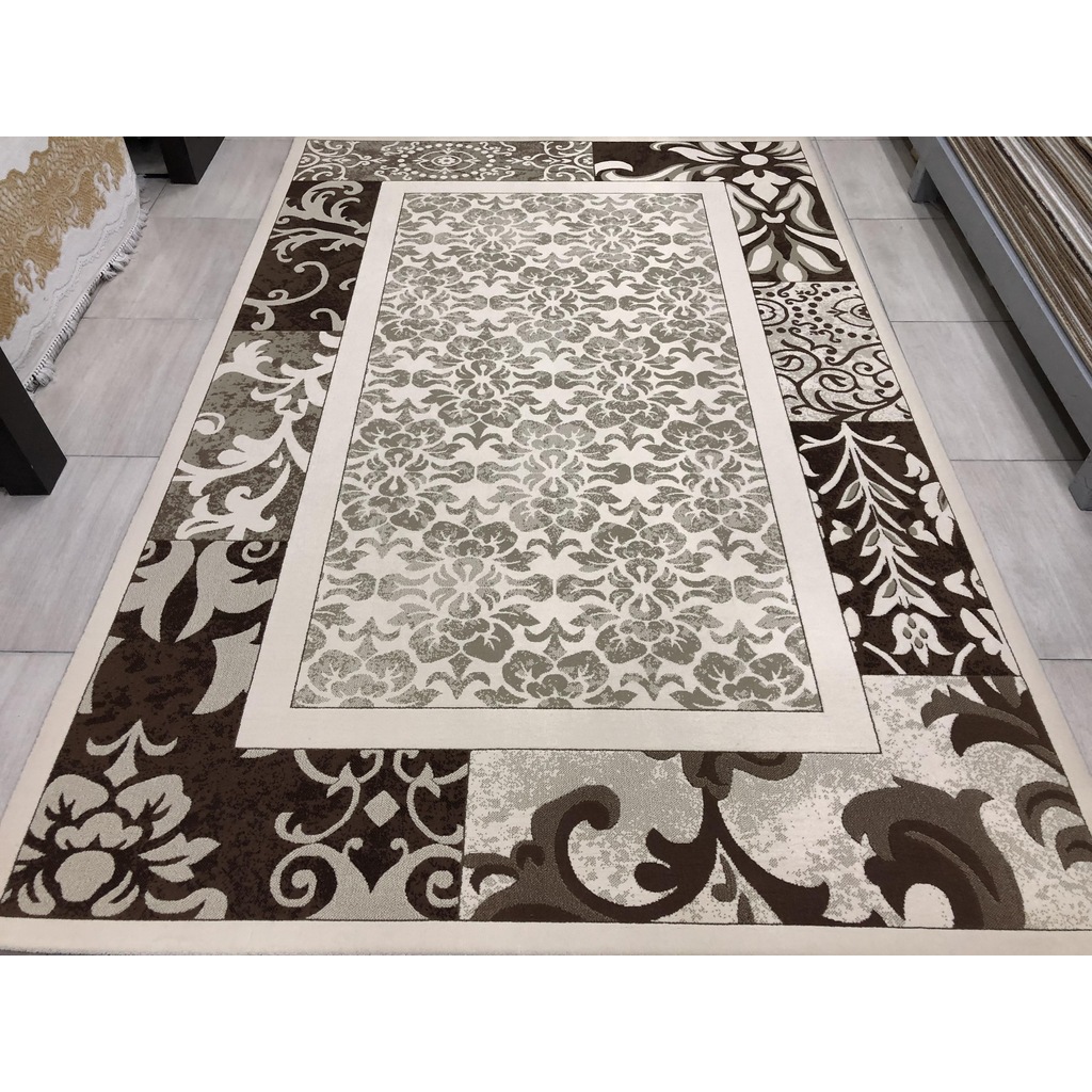 Saray Halı Sembol 11940 Rv 200x300 Kahve Krem 6 M2 Halı !