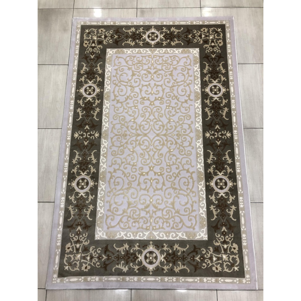 Saray Hali Heryerehali Saray Hali Siraz 12439r1 Krem 150x230 Salon Halisi