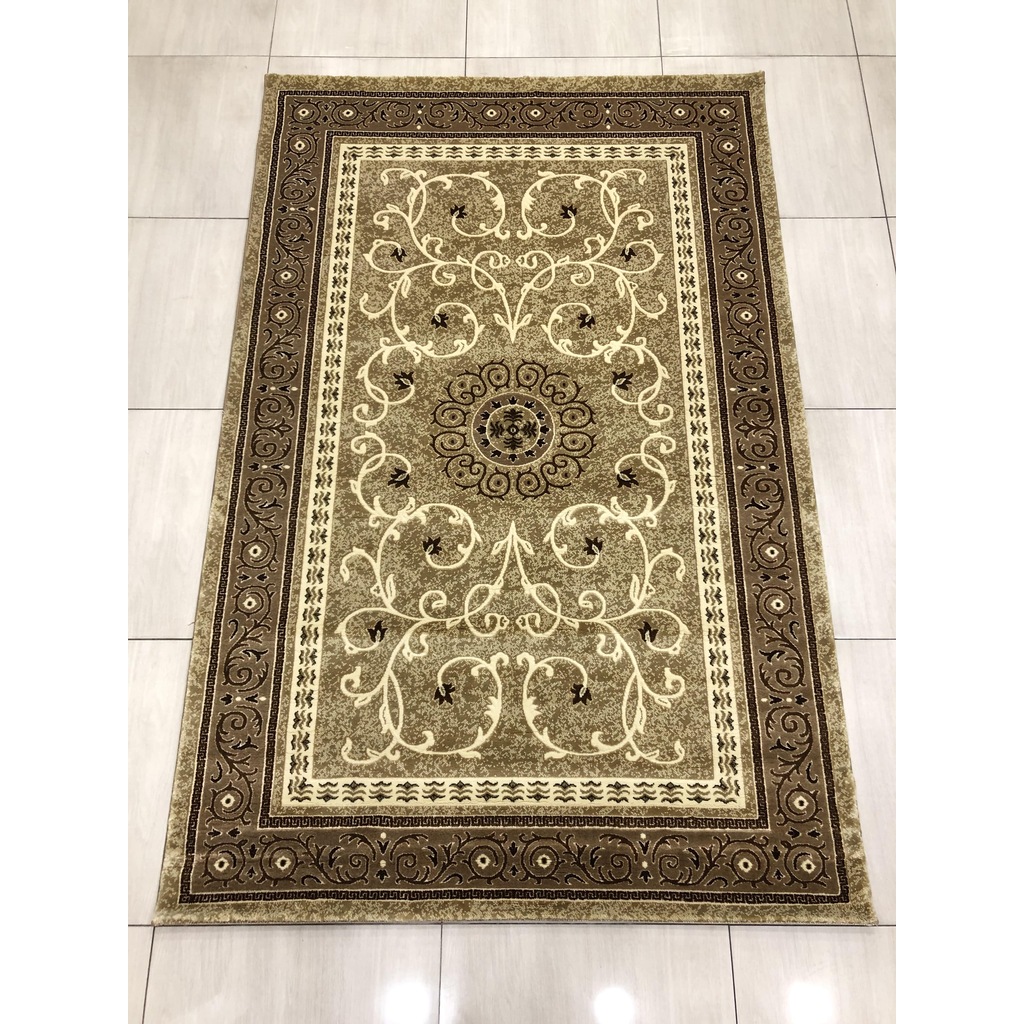 Saray Halı Vizyon 10960 J 150x230 Krem Kahve 4 M2 Halı !