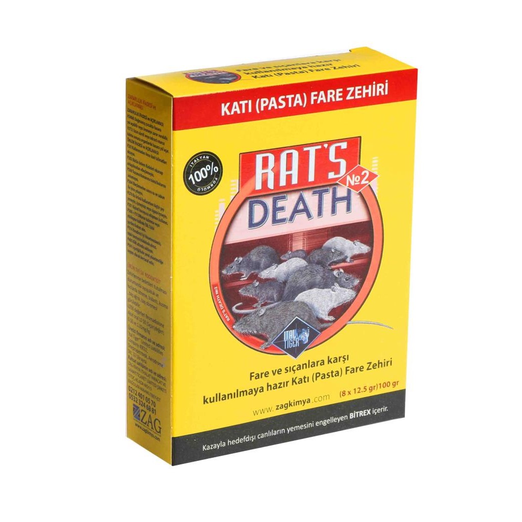 Rats Death Fare Zehiri Pasta Ithal Pasta 100 Gr.