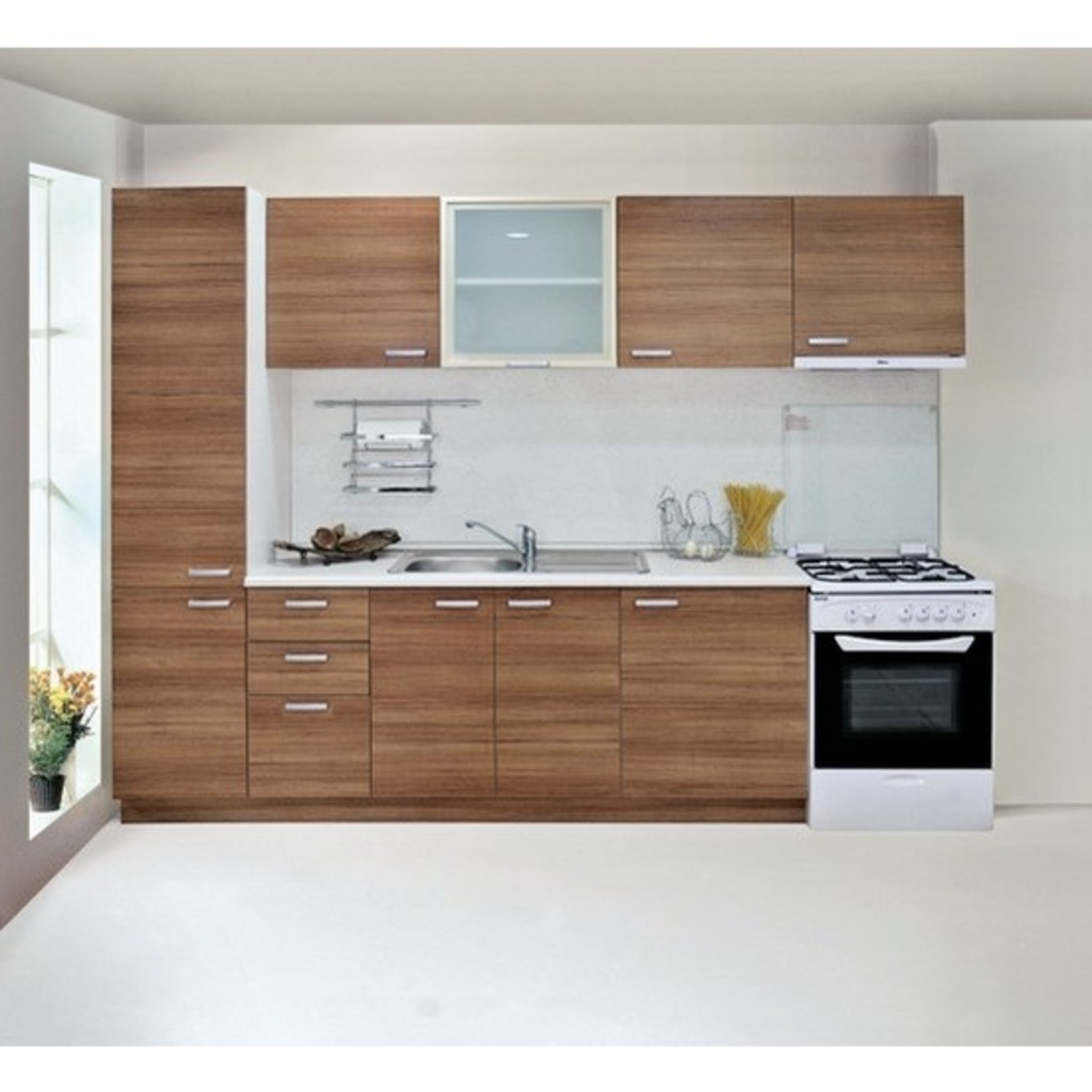 Alaska Mutfak Dolabı (Kiler Dahil ) Anadolu Cevizi ve Beyaz Fiyatları