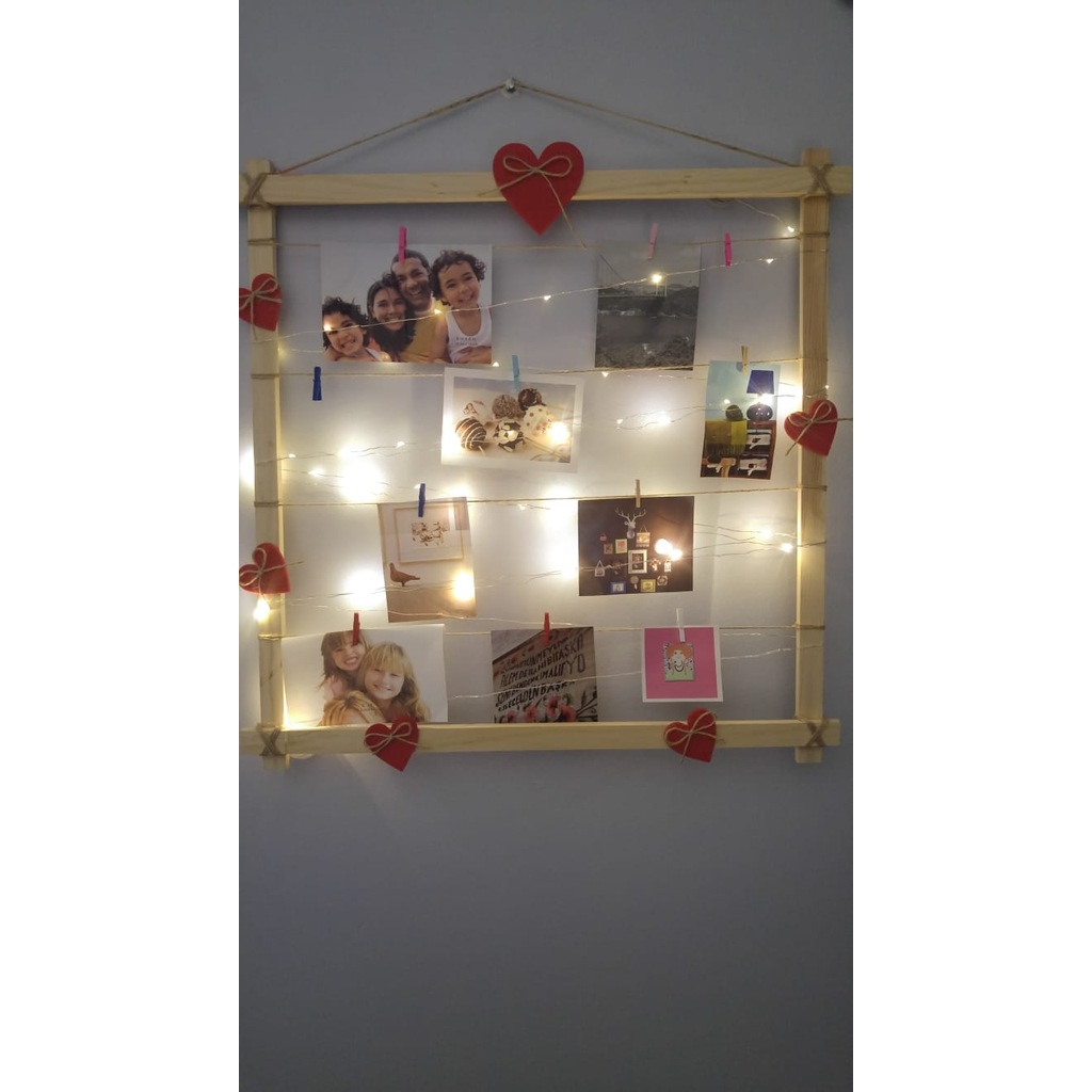 Led Işıklı Tasarım Love Duvar Panosu Sevgililere Hediyeler