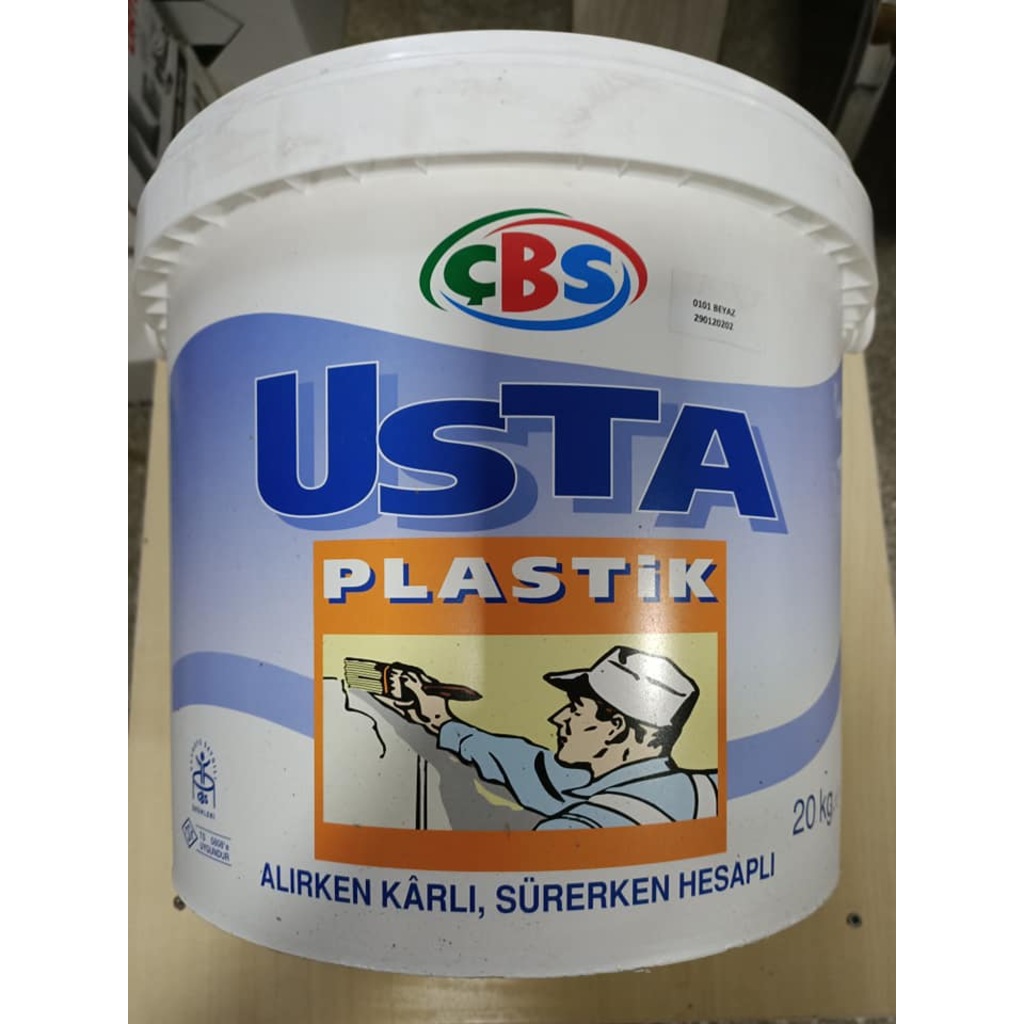 Casati Plastik Boya Beyaz 20kg G23 C001 70 Tekzen