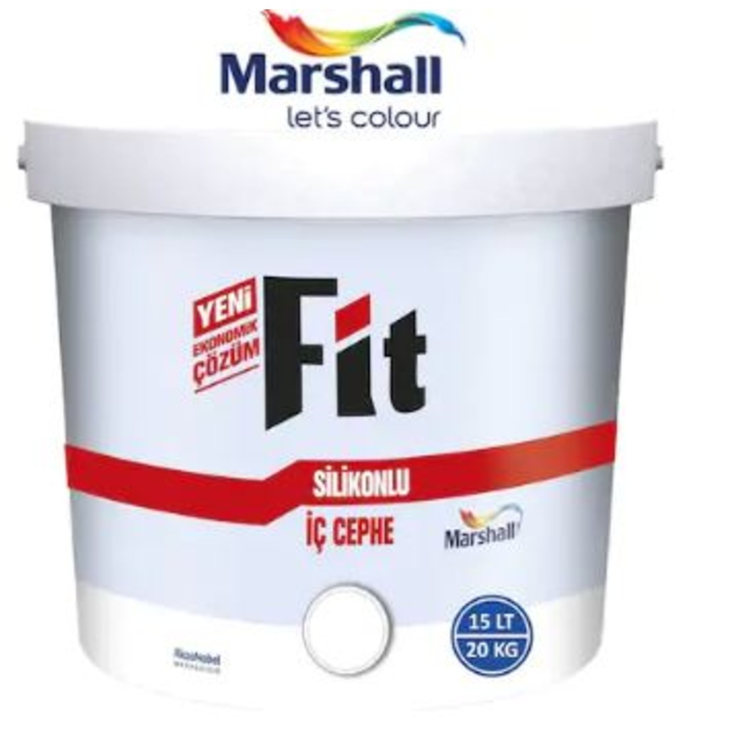 Marshall FİT Silikonlu İç Cephe Duvar Boyası 15 lt = 20 kg Fiyatları ve