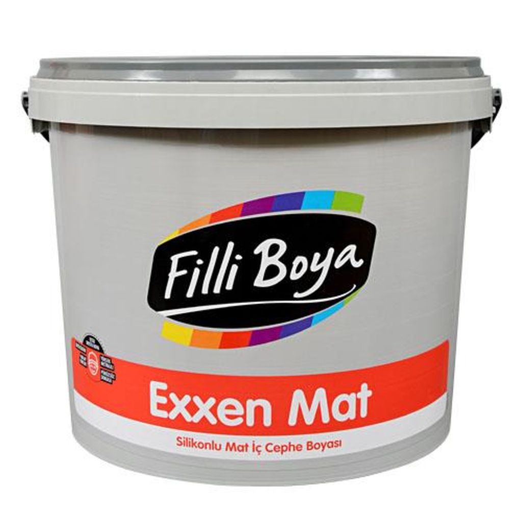 Filli Boya Exxen Mat Silikonlu Silinebilir Boya 7,5 Lt Beyaz