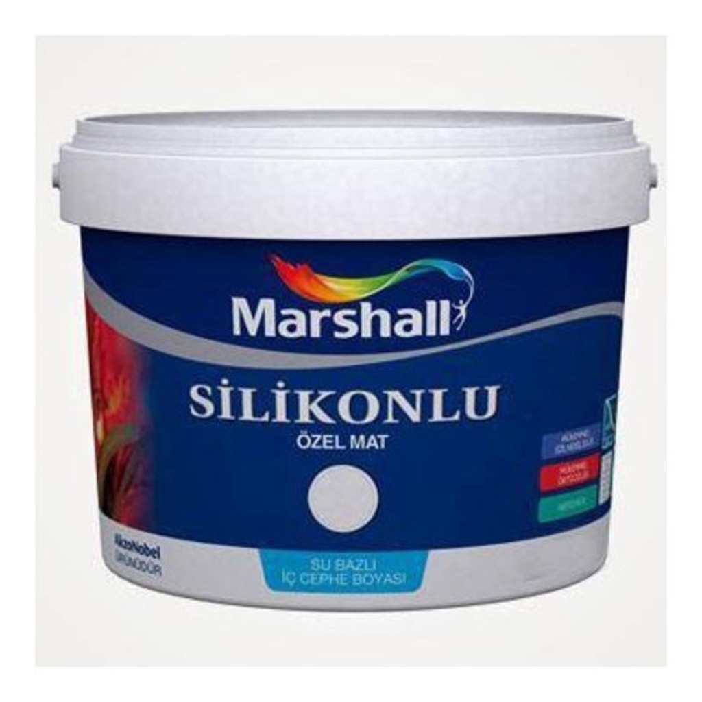 Marshall Silikonlu Özel Mat Silinebilir İç Cephe Boyası 7.5 Lt