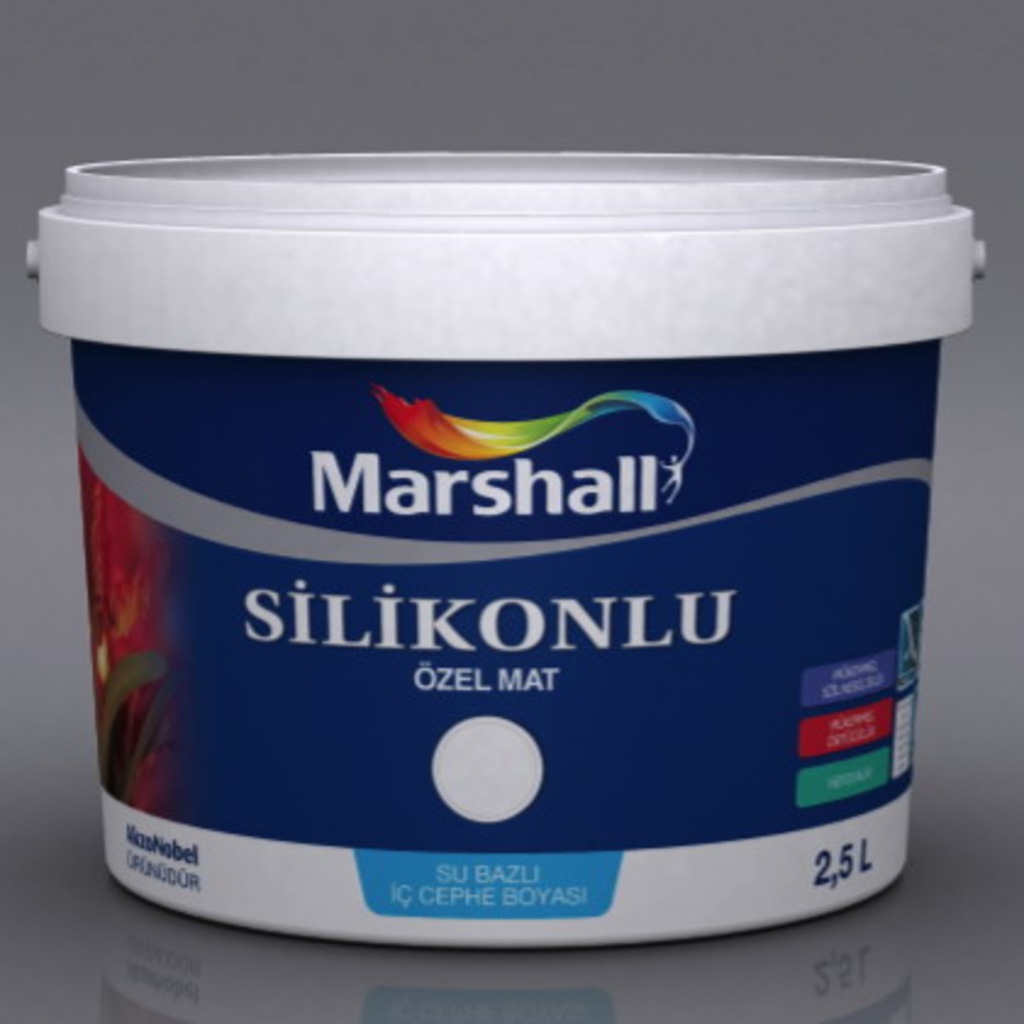 MARSHALL ÖZEL MAT SİLİKONLU İÇ CEPHE BOYASIı 2,5 LT Fiyatları ve