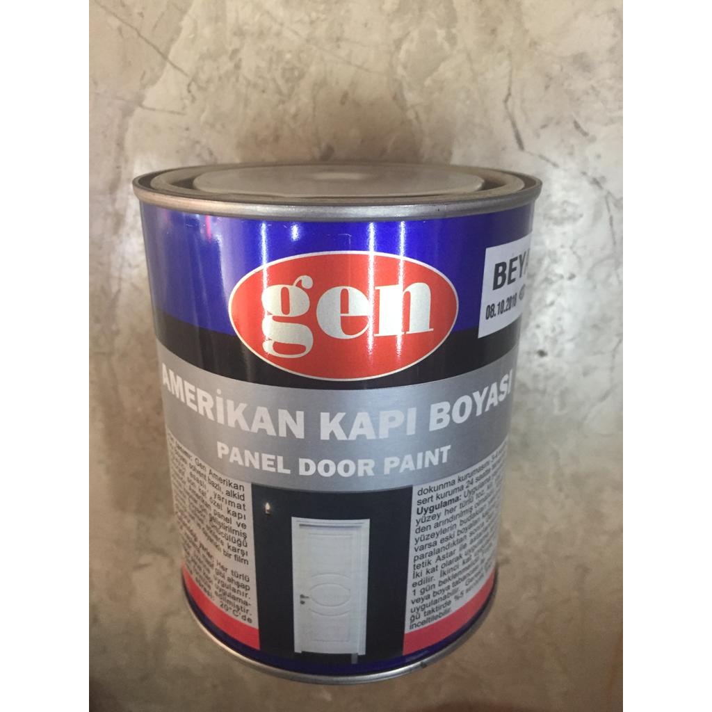 Panel Kapı Boyası 3 Kg. Beyaz, Solvent Bazlı