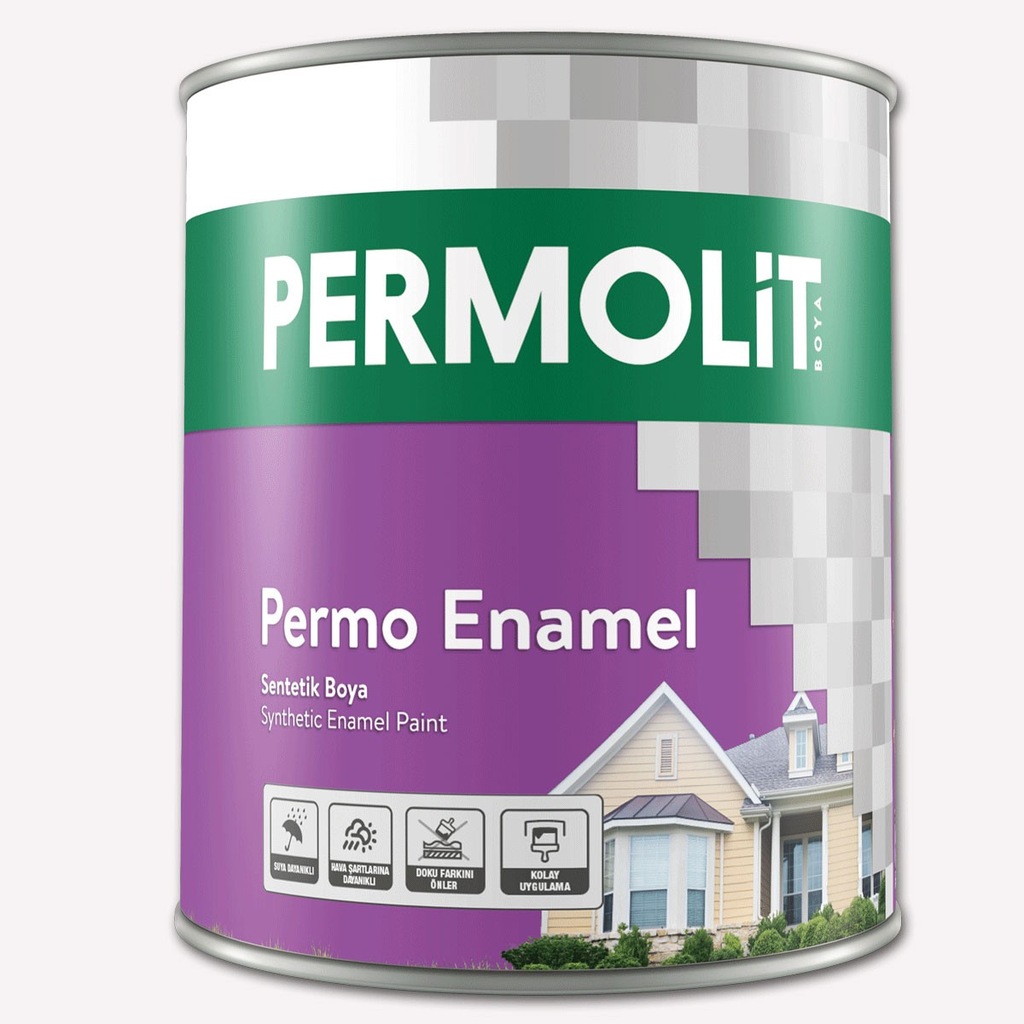 PERMOLİT PERMO ENAMEL SENTETİK BOYA - 0.75 LT (RENK SEÇİNİZ)