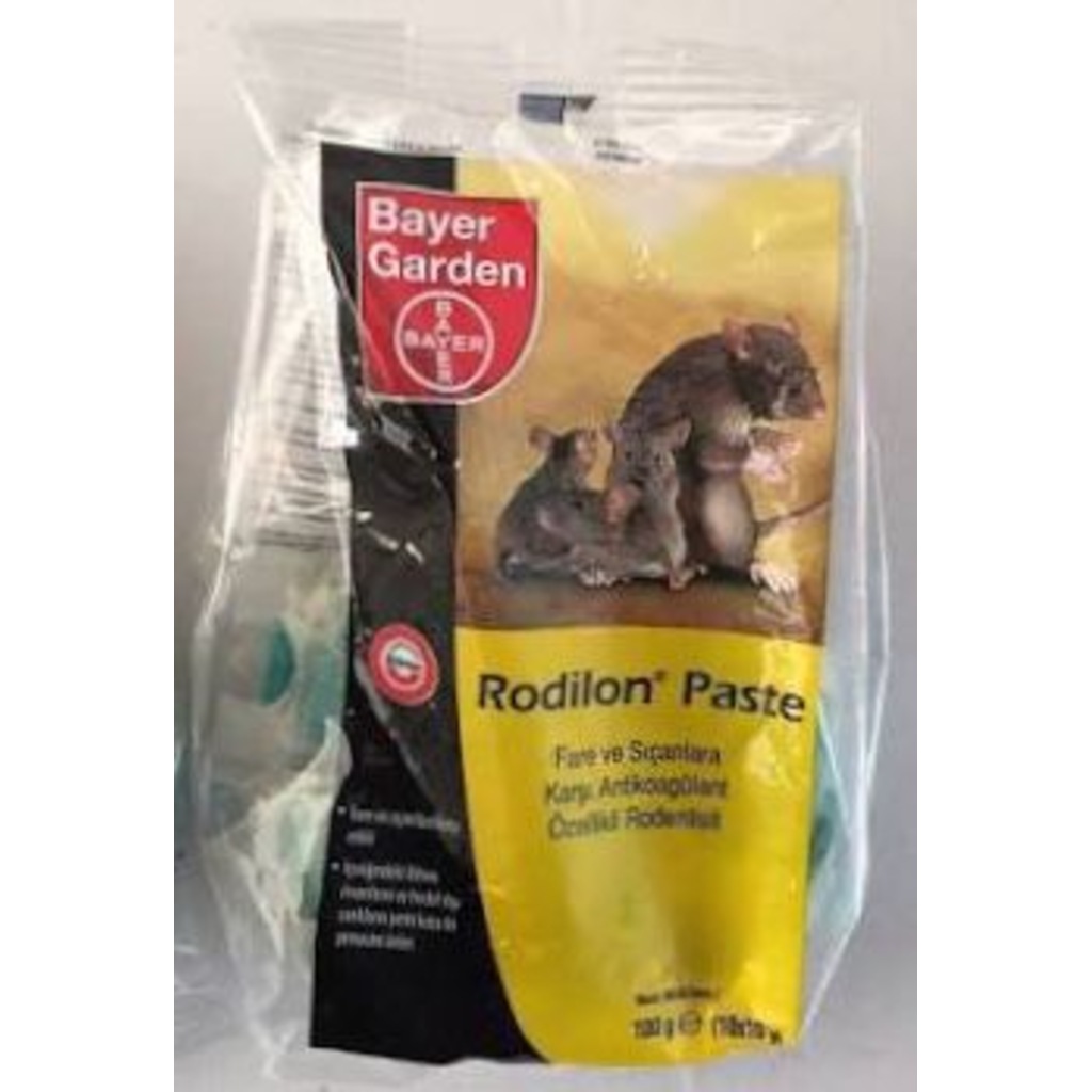 Fare Zehiri Bayer Rodilon Pasta 100gr Özel Fiyat (10x10gr)