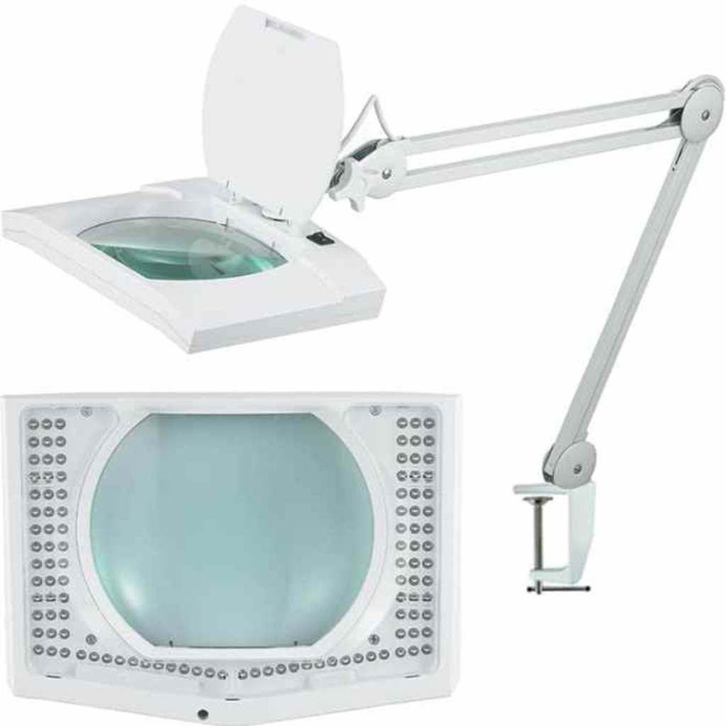 STEWELD 8069 LED-108 3D Led Işıklı Masa Mengeneli Büyütüteç