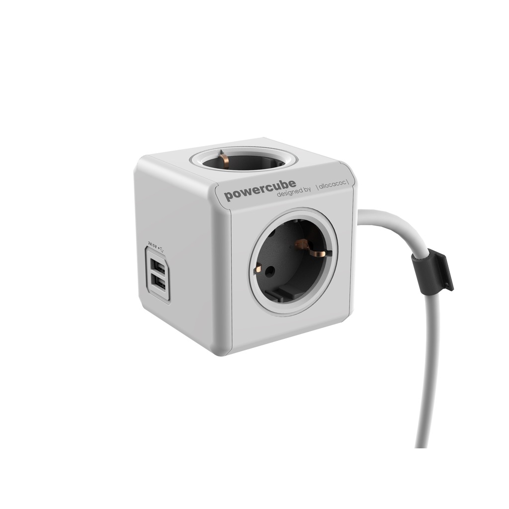 Orjinal PowerCube 1.5m Kablolu 4+2 USB li AKIM KORUMALI