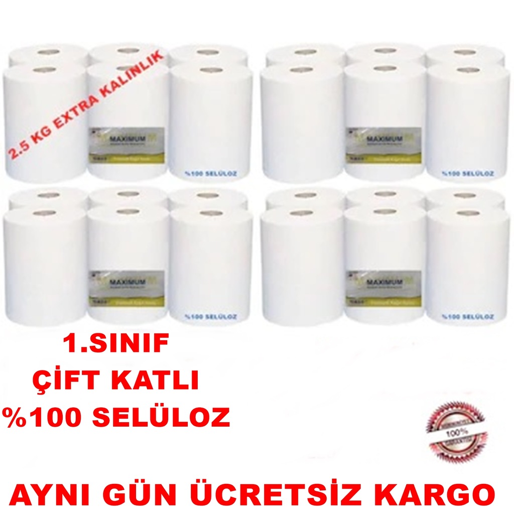 Fotoselli Hareketli Kağıt Havlu 21cm KALIN 24 Rulo RULO A+ KALİTE