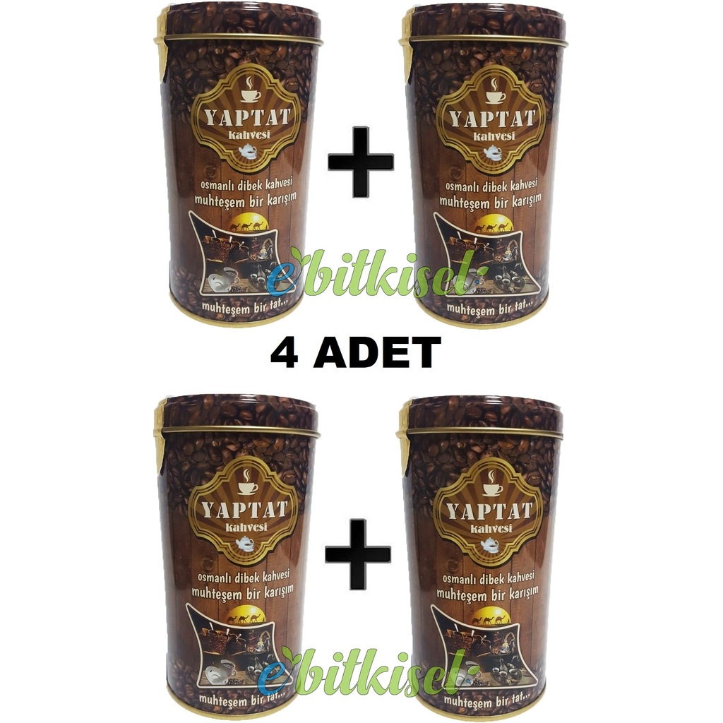 4 Adet Yaptat Kervansaray Kahvesi Osmanlı Dibek Kahvesi 250 Gr