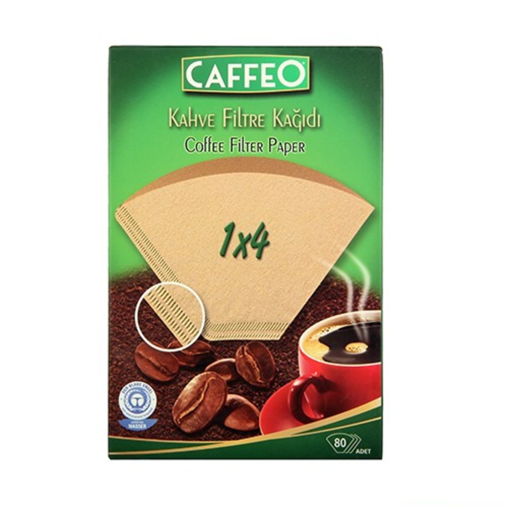Caffeo 1x4 Kahve Filtre Kağıdı 80�li