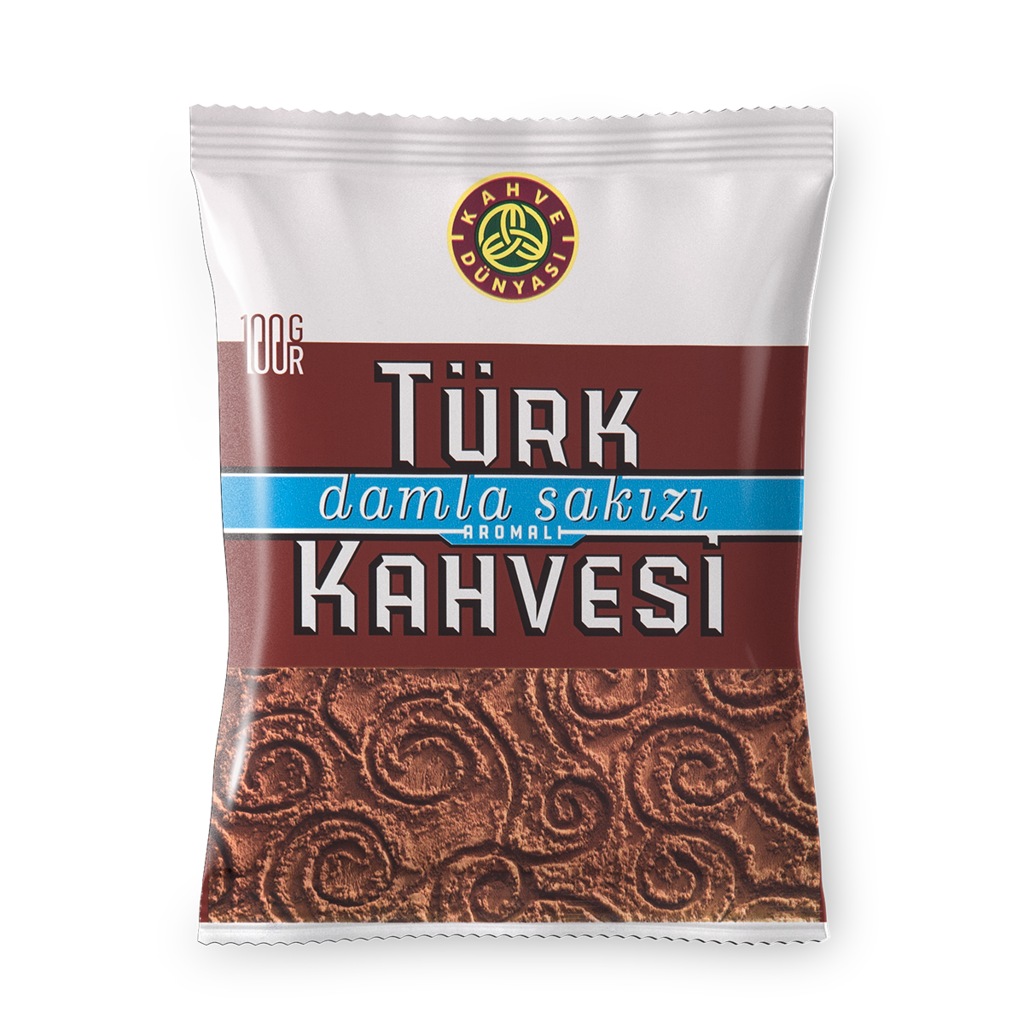 Kahve Dünyası Damla Sakızı Aromalı Türk Kahvesi 100 G