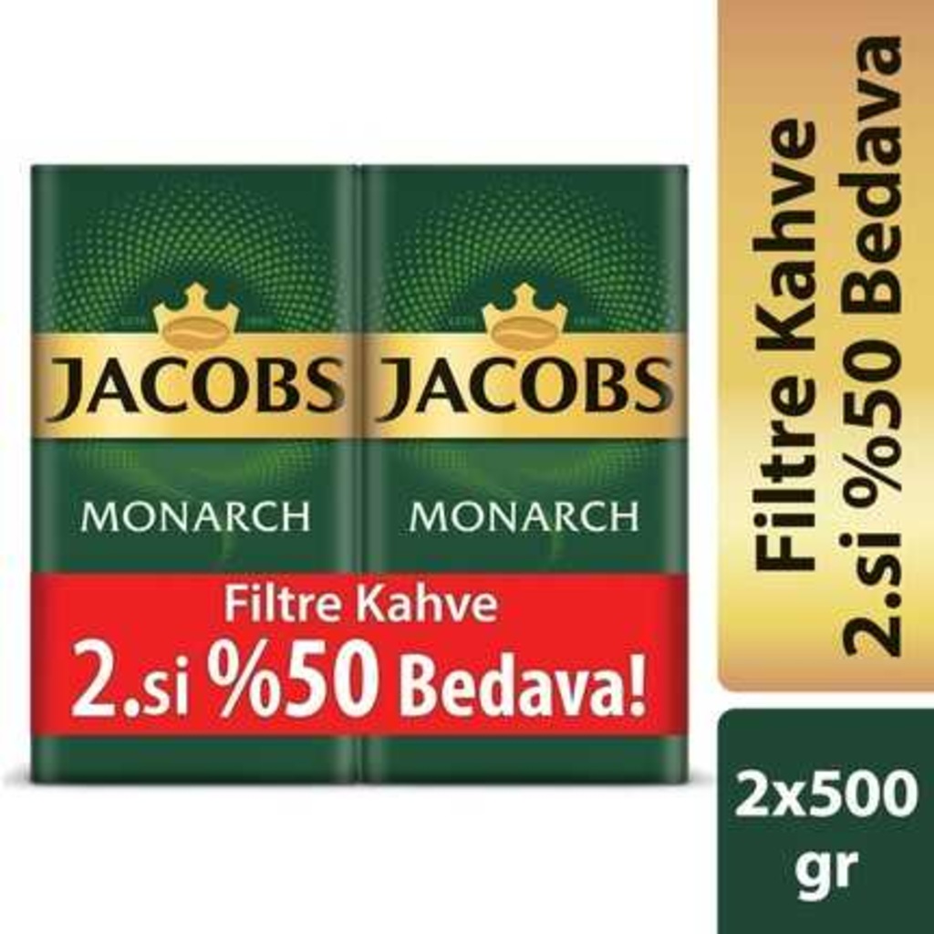 Jacobs Monarch Filtre Kahve 2.si %50 Bedava 2 x 500 G