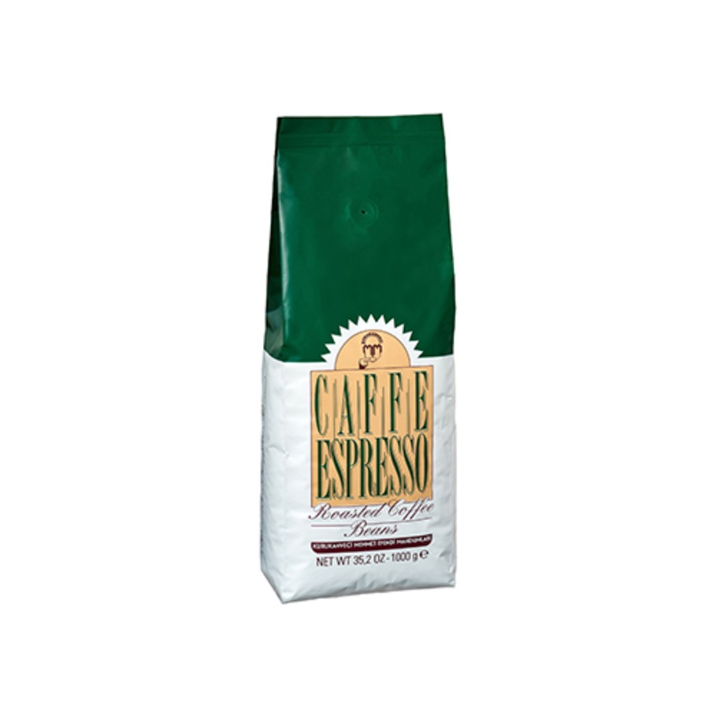 Kurukahveci Mehmet Efendi Caffe Espresso 1000 gr folyo ambalaj