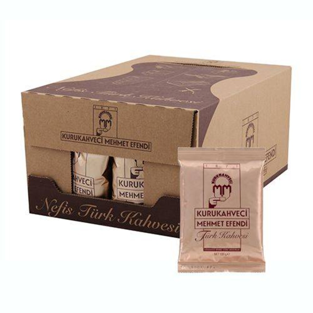 Kurukahveci Mehmet Efendi Türk Kahvesi 100 Gr 25 Li Paket