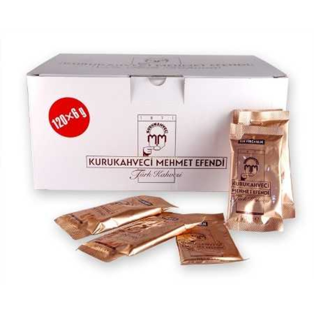Kurukahveci Mehmet Efendi Tek Fincanlık Türk Kahvesi 120 x 6 G