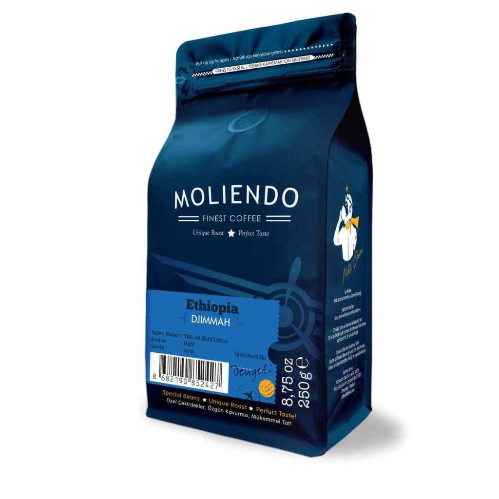 Moliendo Ethiopia Djimmah Yöresel Filtre Kahve