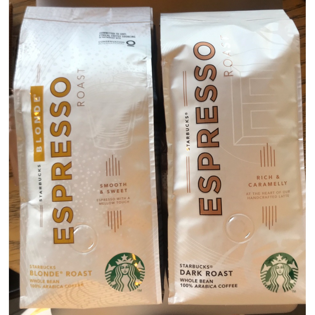 Starbucks Espresso Dark Ve Blonde Roast Çekirdek Kahve 2li 250 Gr