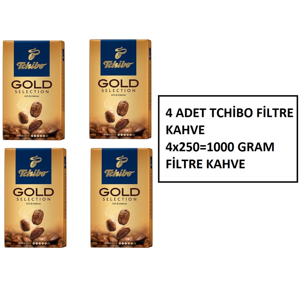 Tchibo Gold Selectıon Filtre Kahve 250x4=1000 Gram