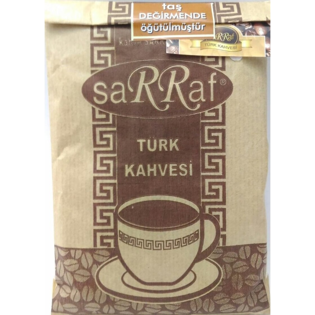 Türk Kahvesi Sarraf 6 X 100 Gr Taş Değirmende Öğütülmüş