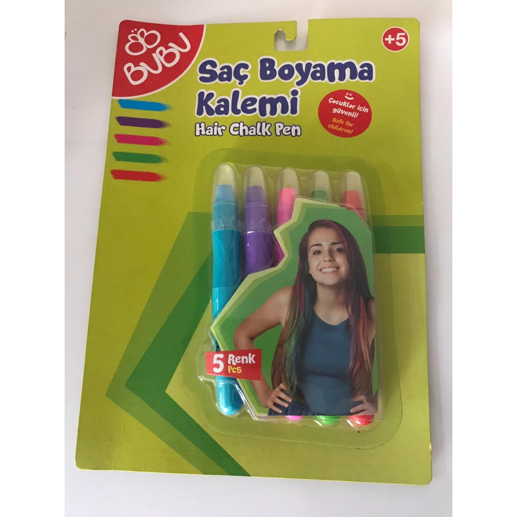 Saç Boyama Kalemi Bubu 5 Renk Saç Boyama Kalemi Bubu 5 Renk