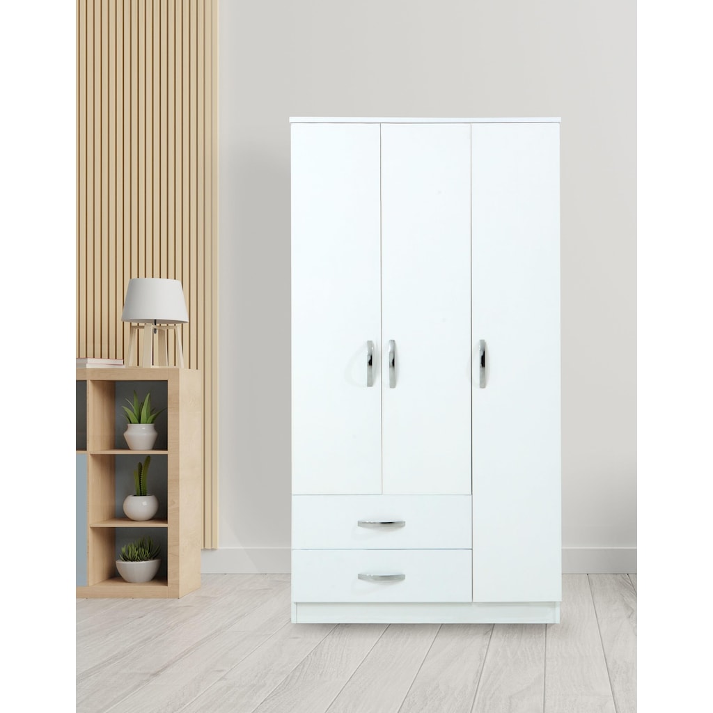 Chic Life Nihal 3 Kapılı 2 Çekmeceli Gardırop Beyaz Fiyatları ve