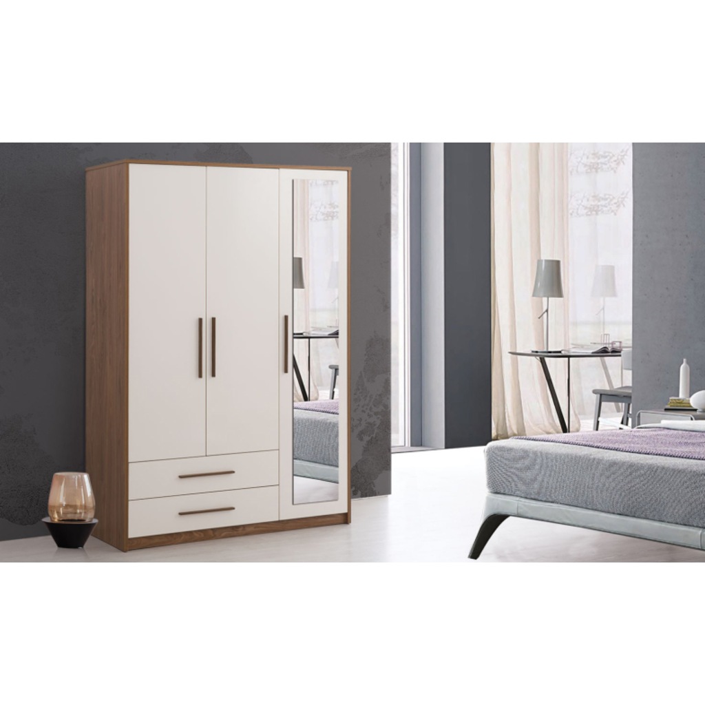 Or Ayder Aynalı Country Yatak Odası Gardırop Dolap Zuzima