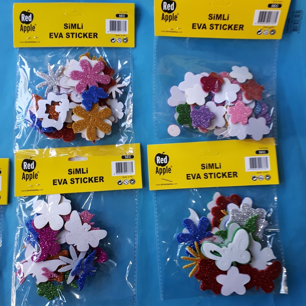 STİCKER ( ÇIKARTMA ) EVA SÜNGER 4 PAKET FİYATI
