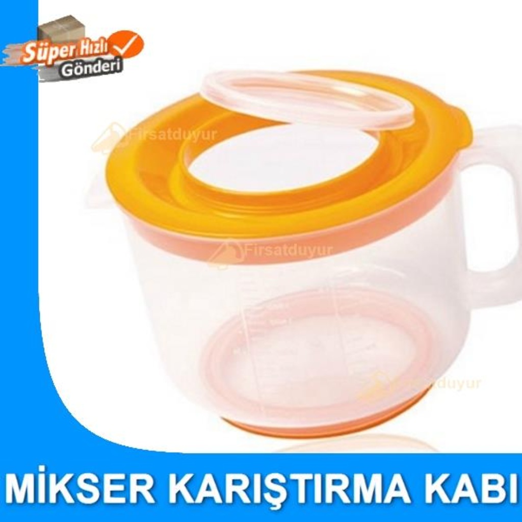 Plastik Koruma Kapaklı Mikser Çırpma Karıştırma Kabı Fiyatları ve