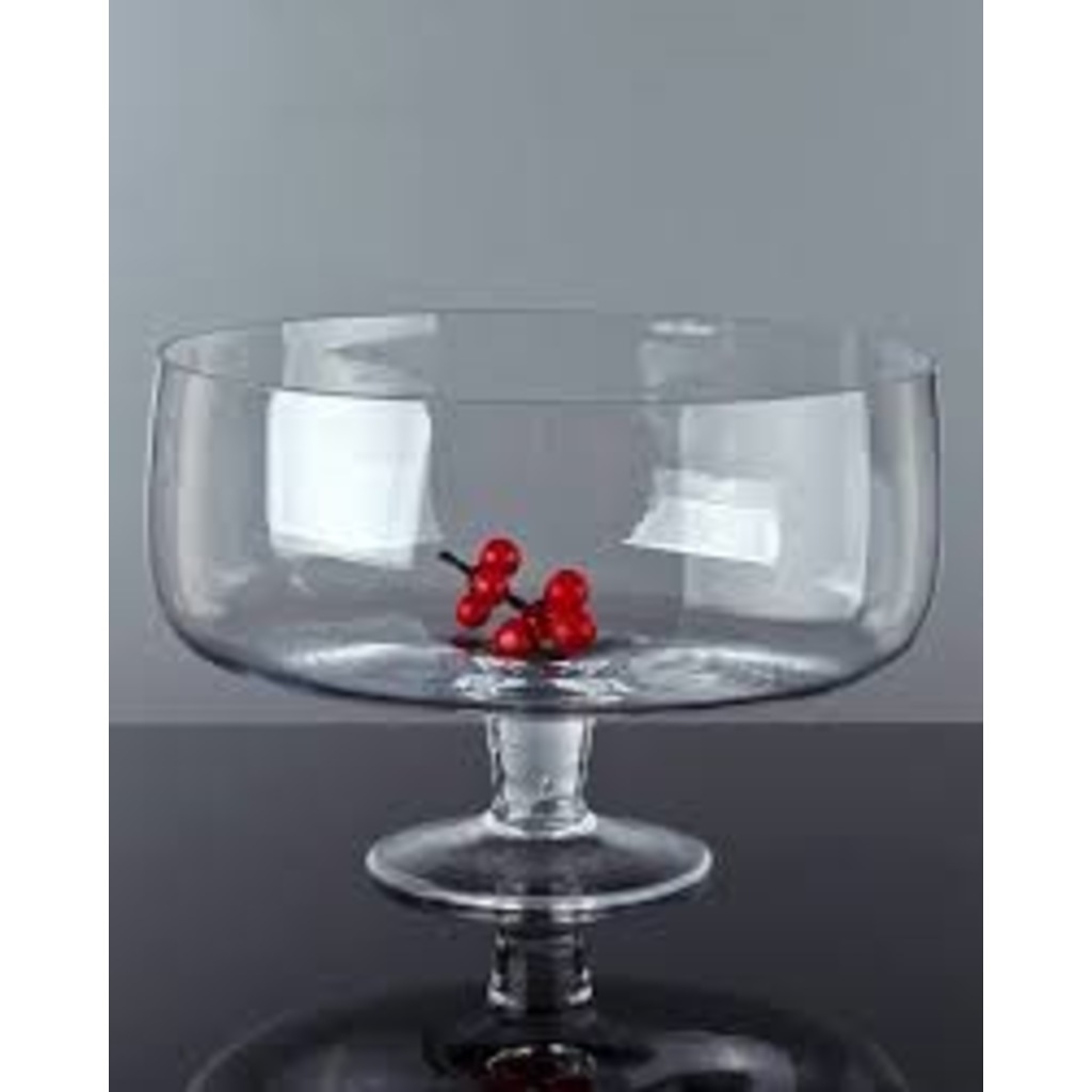 Ayaklı Cam Salata Kasesi 24 cm