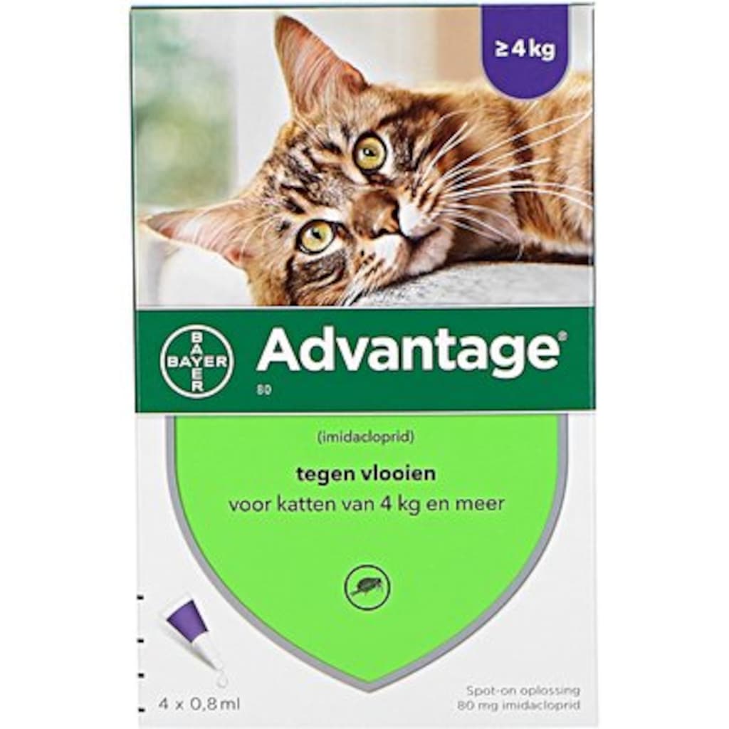 Bayer Advantage 4kg 4 Adet Büyük Kediler İçin Dış Parazit