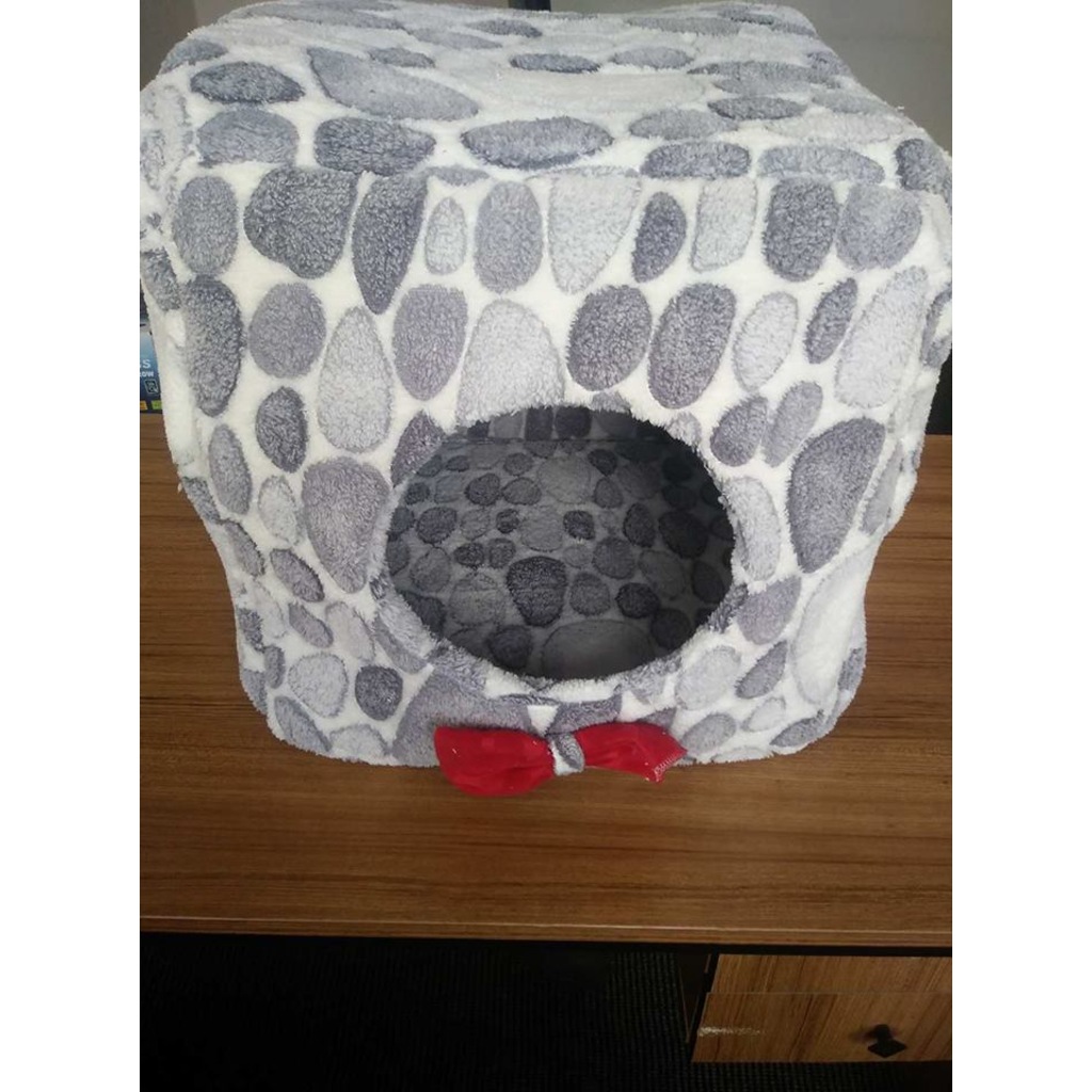 Kedi Köpek Evi Yatağı Yuvası Çift Fonksiyonlu