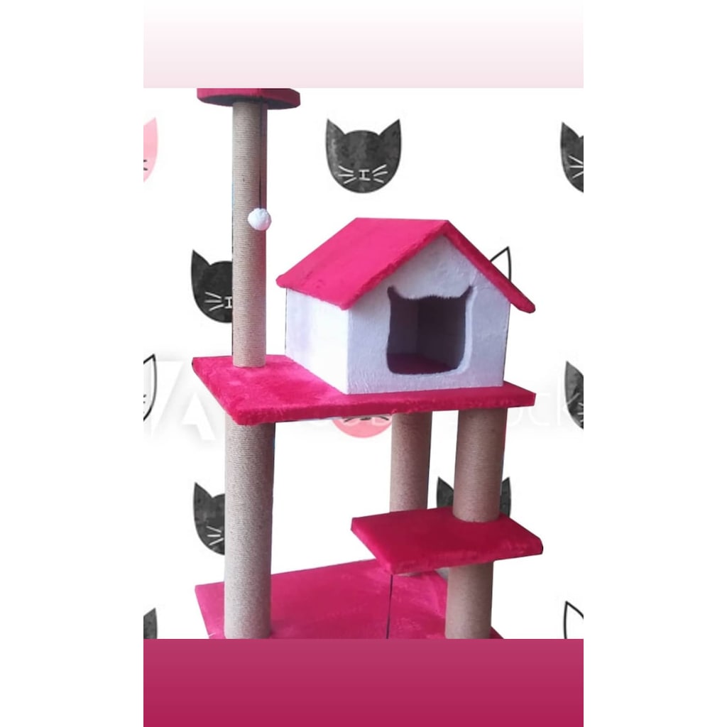 kedi tırmalama evi yapımı