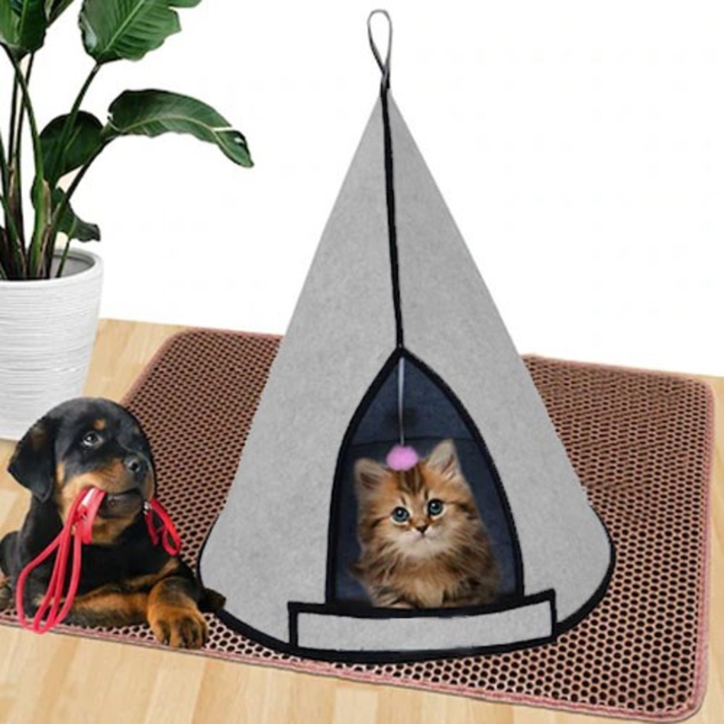 TowerCat Kedi Yuvası Evi Köpek Yatağı Kulübesi Çadırı Kedi Yatağı