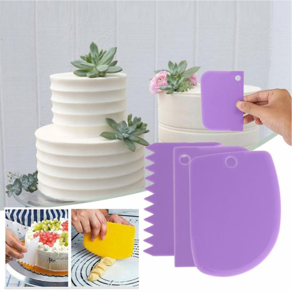 3lü Pasta ve Şeker Hamuru Şekillendirici Spatula Seti Fiyatları ve