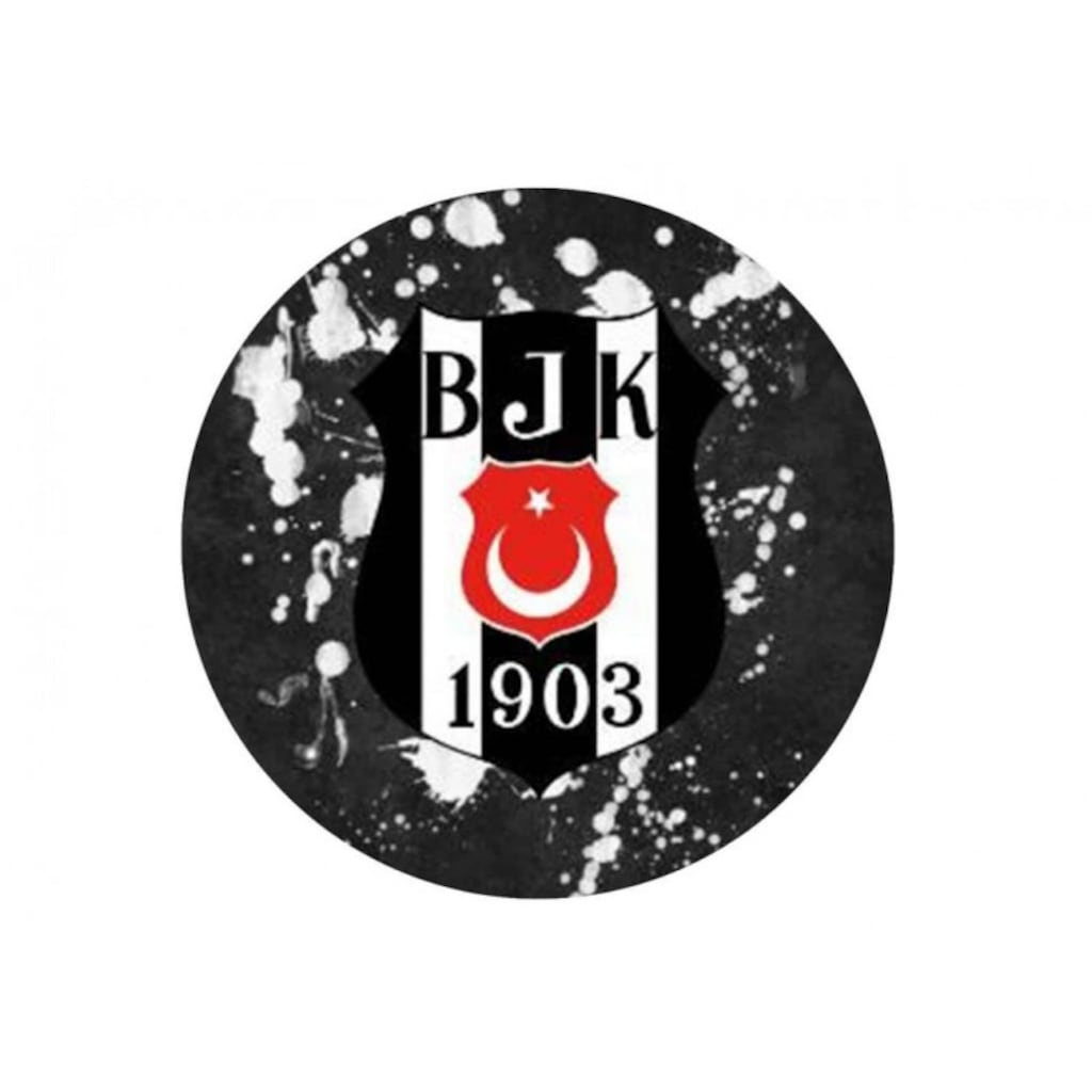 Beşiktaş Amblem Yuvarlak Yenilebilir Pasta Resim Baskısı Fiyatları ve