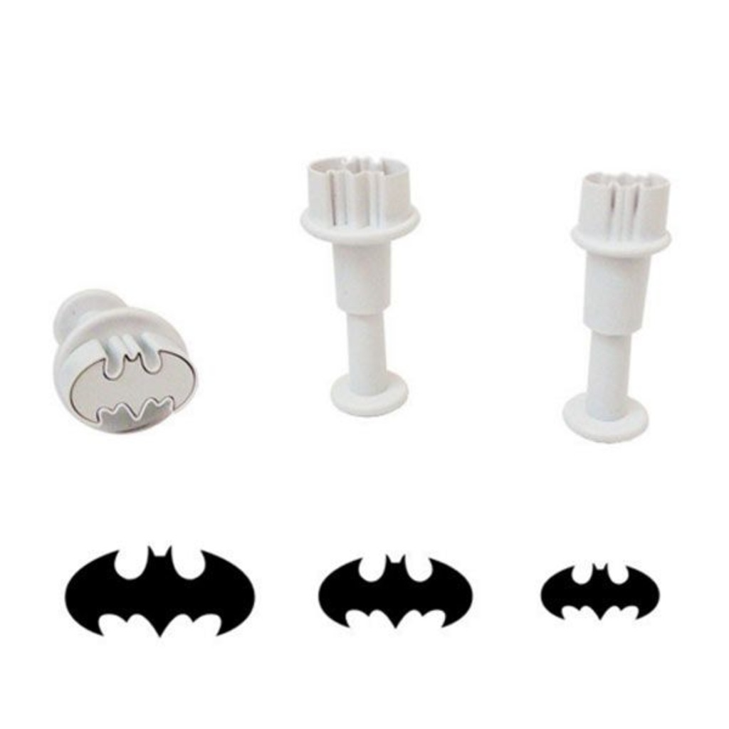 Mini Batman Basmalı (enjektörlü) Kurabiye Kalıbı (kopat) 3�lü